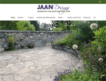 Tablet Screenshot of jaandesigns.ca